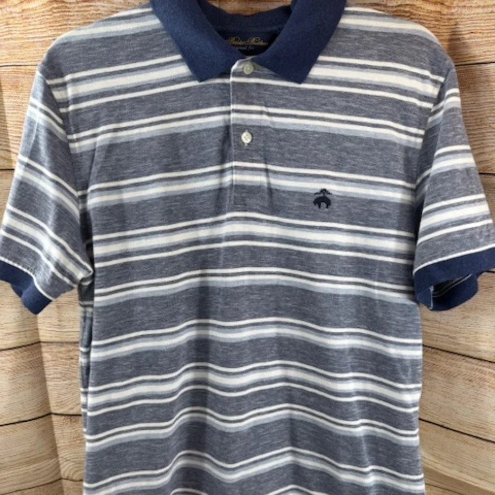 Brooks Brothers Men's Golf Polo Shirt Size MD - Picture 1 of 5